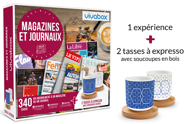 Coffret Cadeau Magazines & journaux  Vivabox