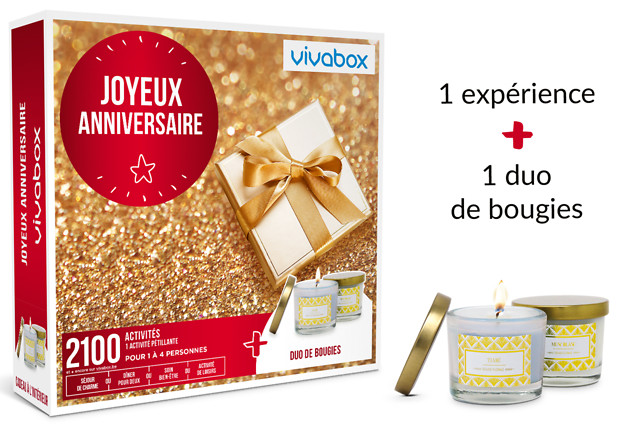 Coffret Cadeau Joyeux Anniversaire Vivabox